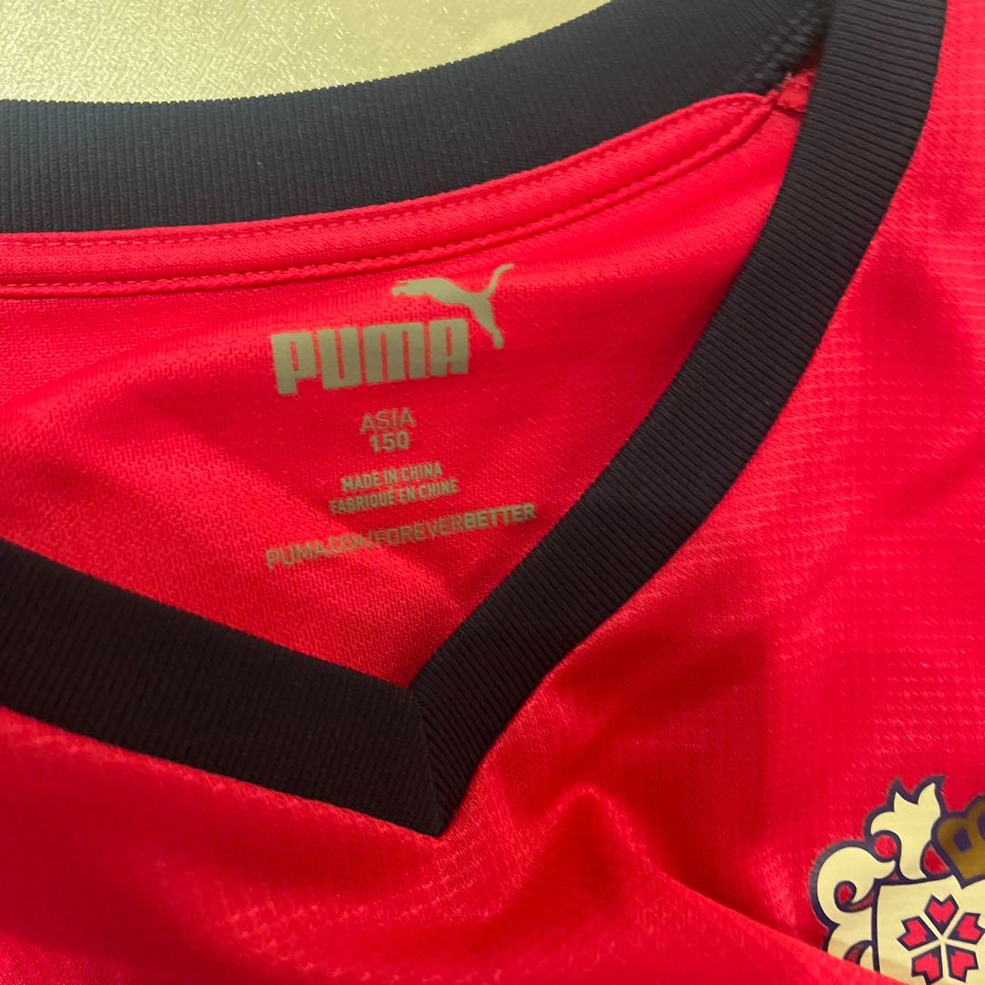 Puma サッカー セレッソ大阪スクールユニフォーム３点セット　サイズ150