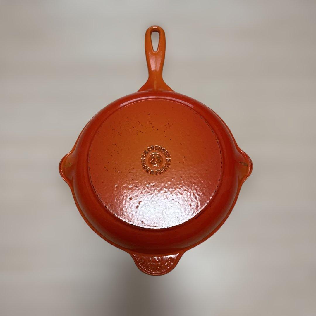 ルクルーゼ　スキレット 23cm オレンジ