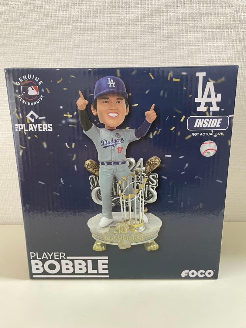 (MVP記念セール)大谷翔平 2024ワールドシリーズチャンピオンボブルヘッド