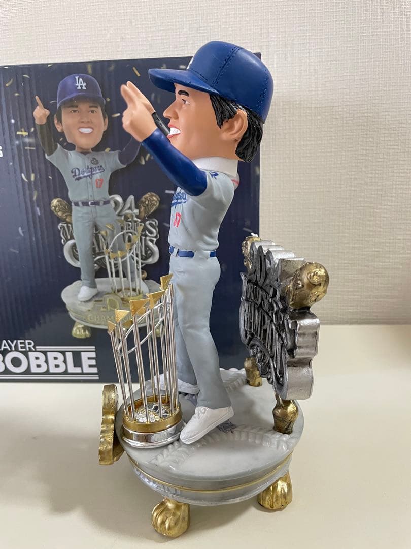 (MVP記念セール)大谷翔平 2024ワールドシリーズチャンピオンボブルヘッド