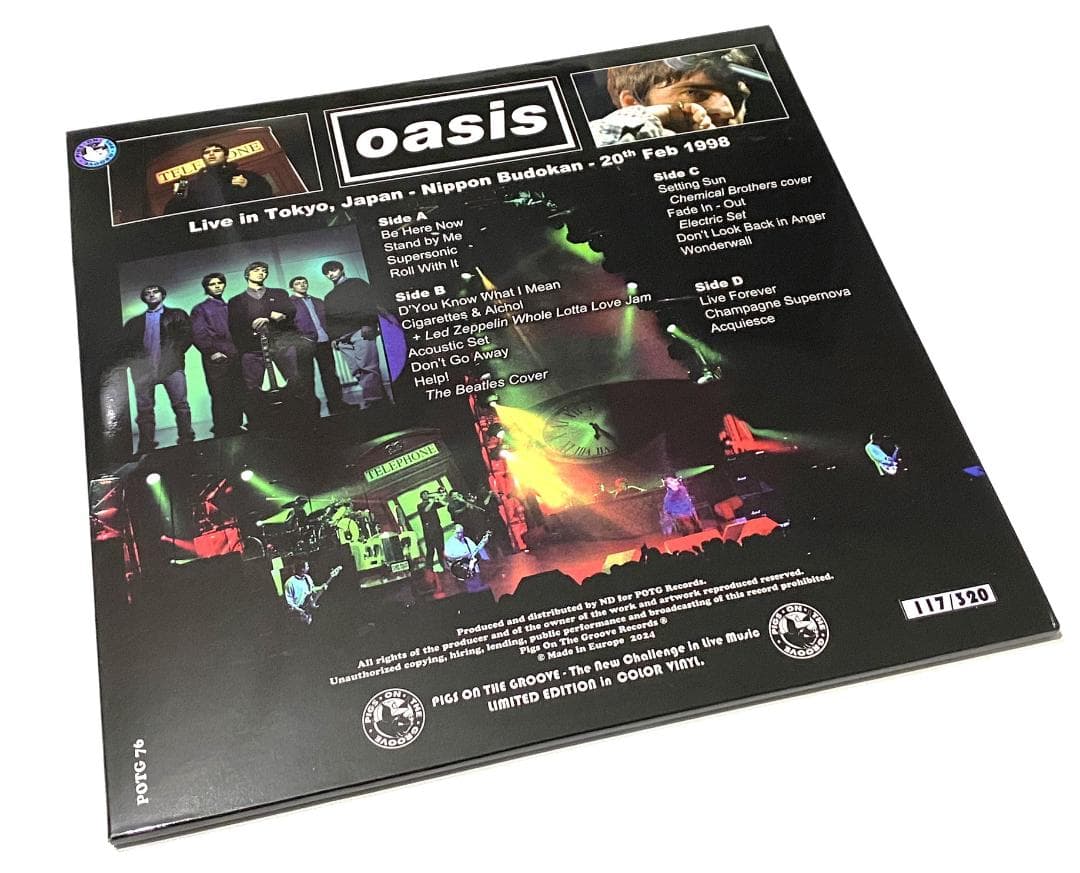 ★送料無料★ライブブートレグ★OASIS★Destination Budokan