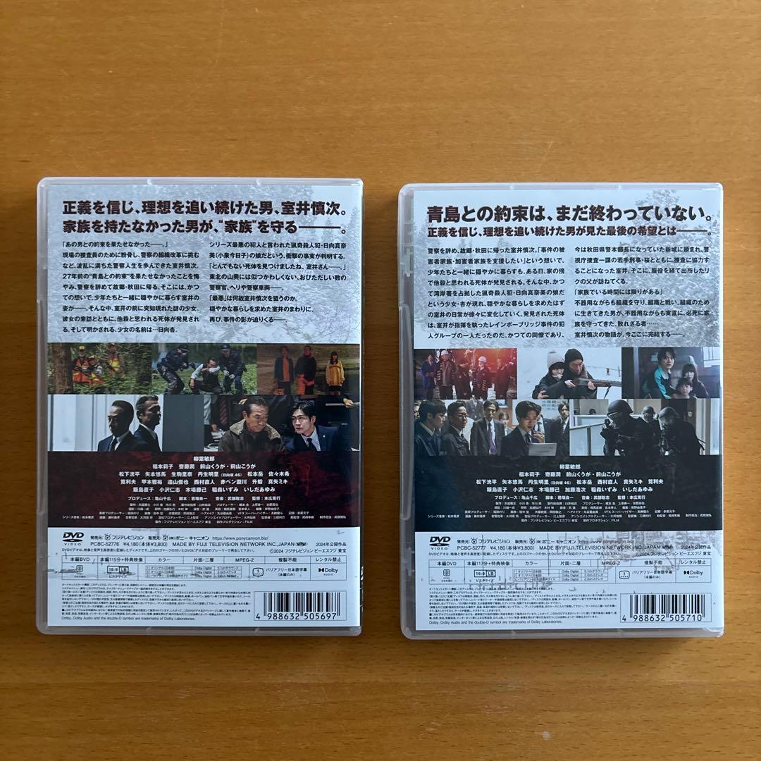 室井慎次 敗れざる者 生き続ける者 DVD 2枚セット