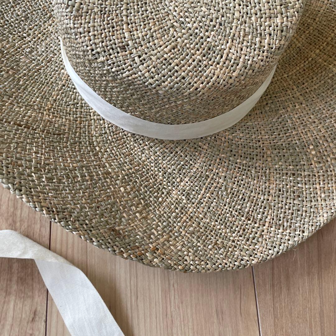 swelly Ribbon Straw Hat リボンストローハット　麦わら帽子
