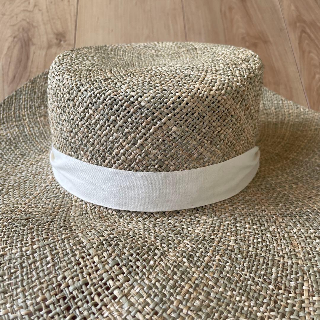 swelly Ribbon Straw Hat リボンストローハット　麦わら帽子