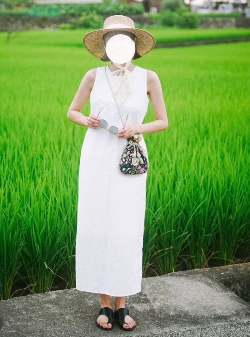 swelly Ribbon Straw Hat リボンストローハット　麦わら帽子