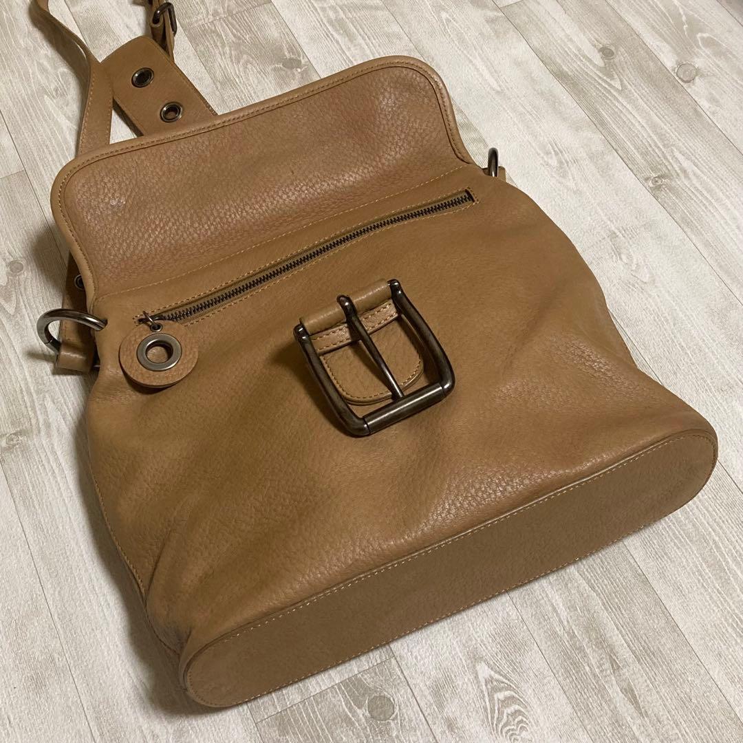 マルニ　3way ベージュ レザー バッグ MARNI