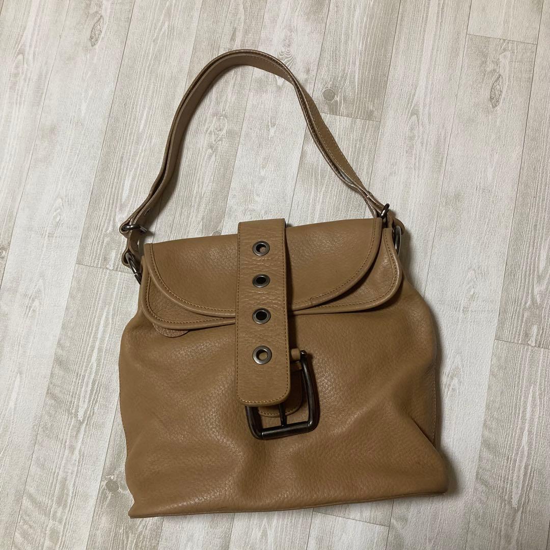 マルニ　3way ベージュ レザー バッグ MARNI