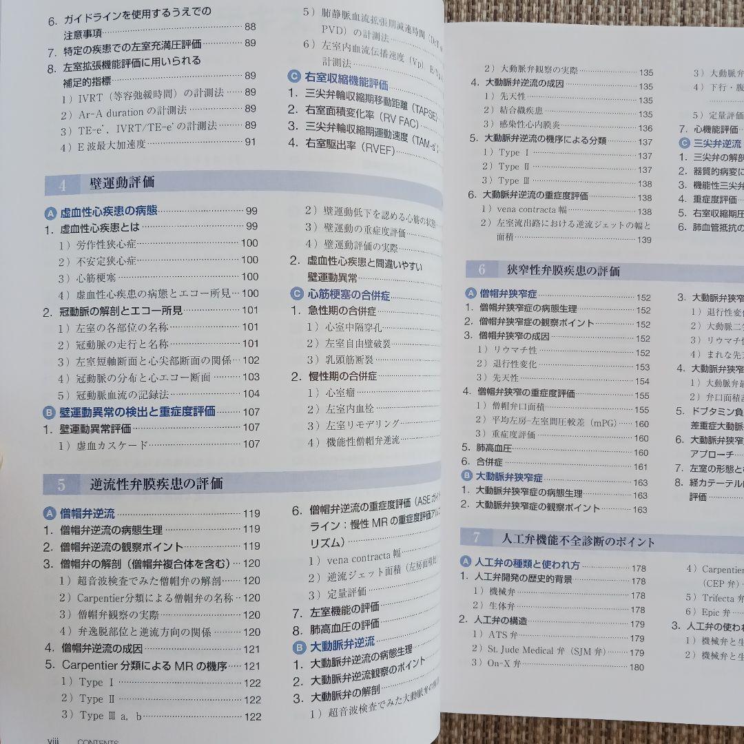 心臓超音波テキスト　第3版　日本超音波検査学会　心エコー　参考書