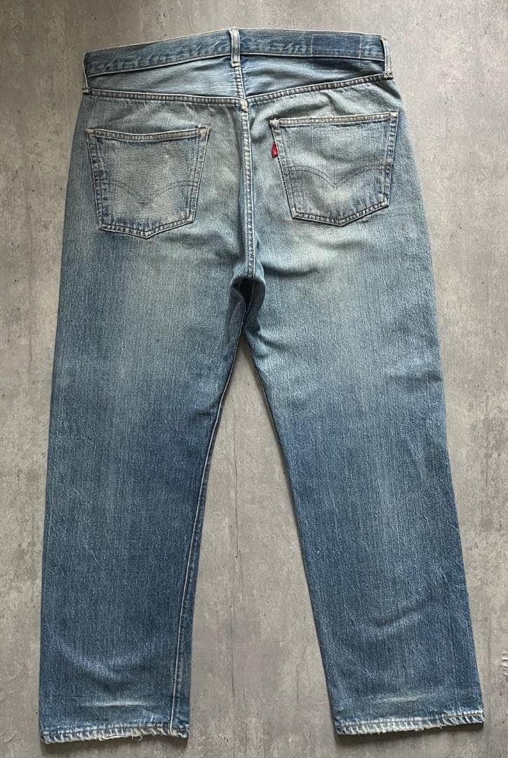 70S リーバイス501 66前期 レア刻印2　実寸約W35インチ リペア済み