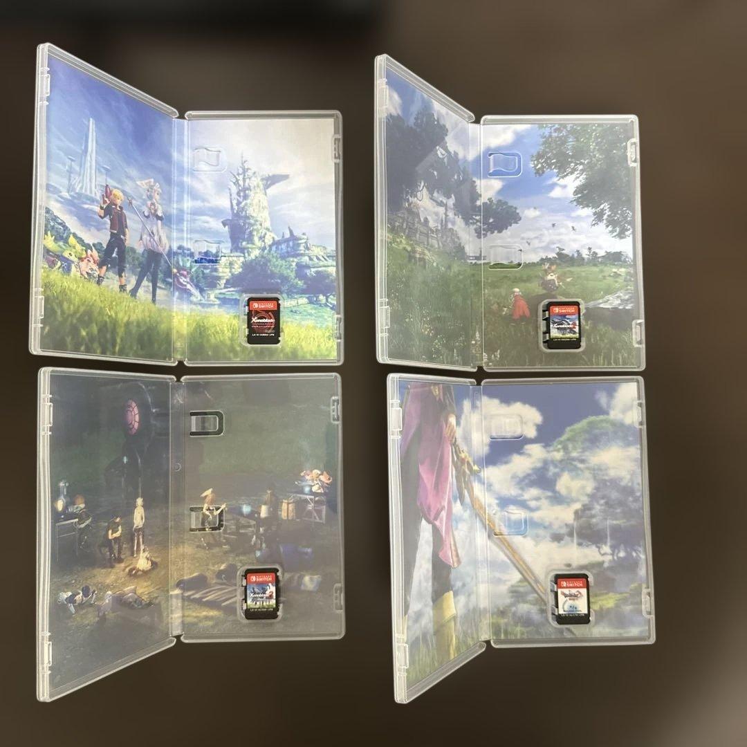 Switchソフト9本 ブレワイ追加版/ドラクエ11S外箱付/ゼノブレ他