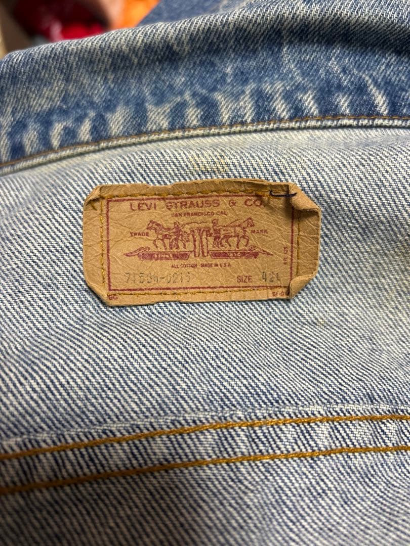 levis 71506-0216 usa製　トラッカージャケット　Gジャン　42