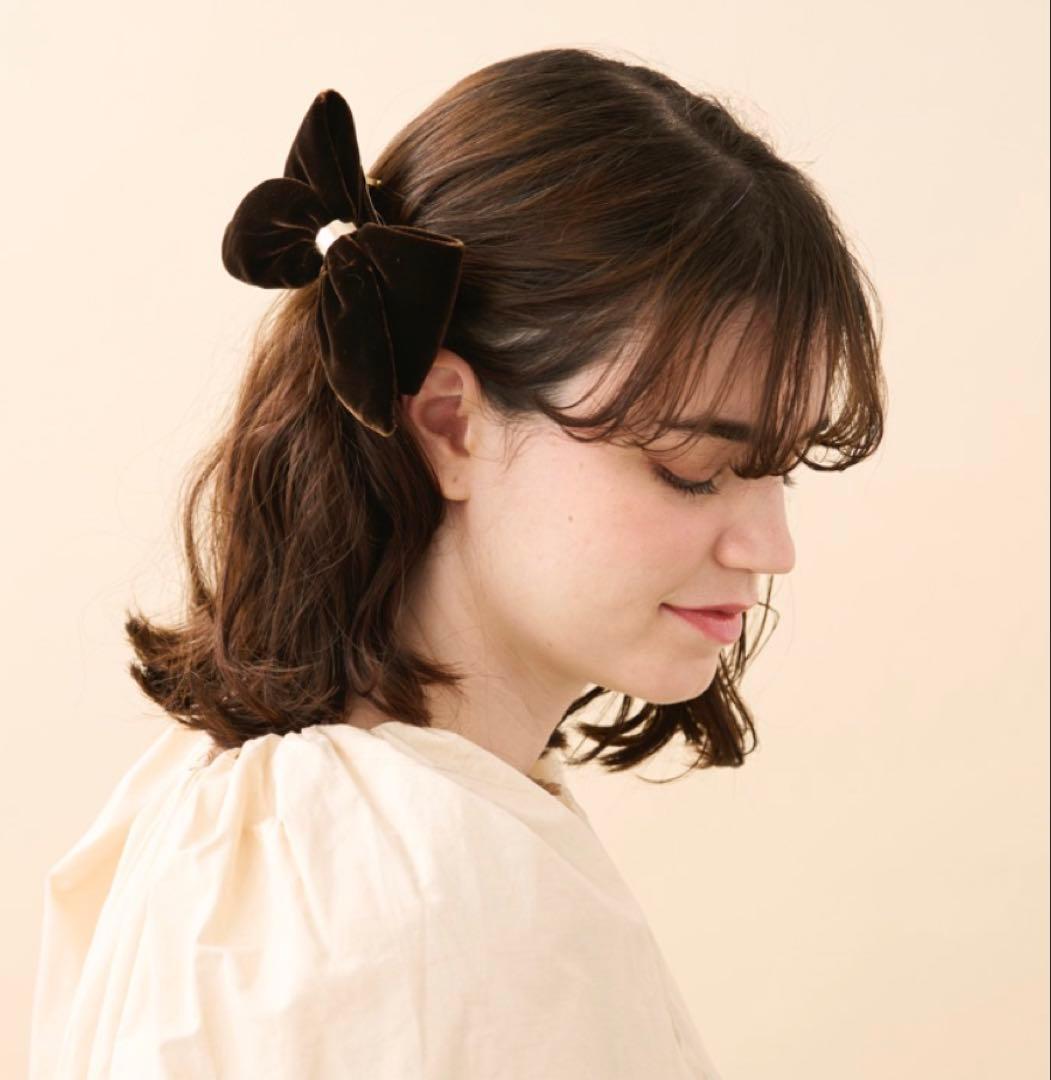 【激レア】 アレクサンドゥル 8cm ベロア バレッタ　リボン ヘアピン