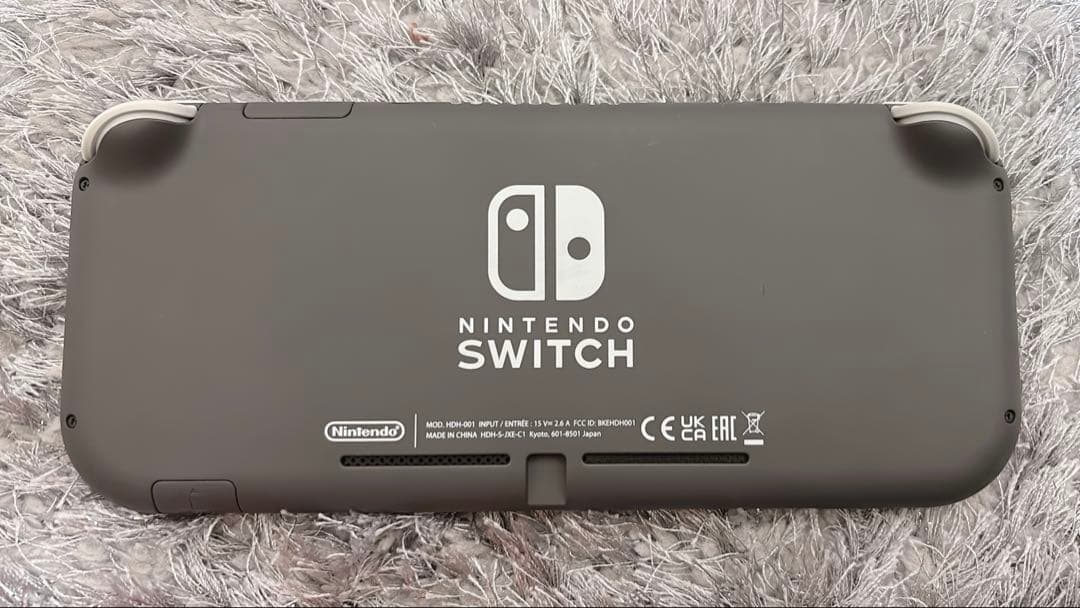 美品 NintendoSwitch lite グレー 本体 あつ森ソフト セット