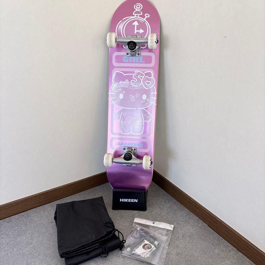 GIRL ガール　スケボー　トレーニング　スポーツ　サンリオ　ハローキティ　美品