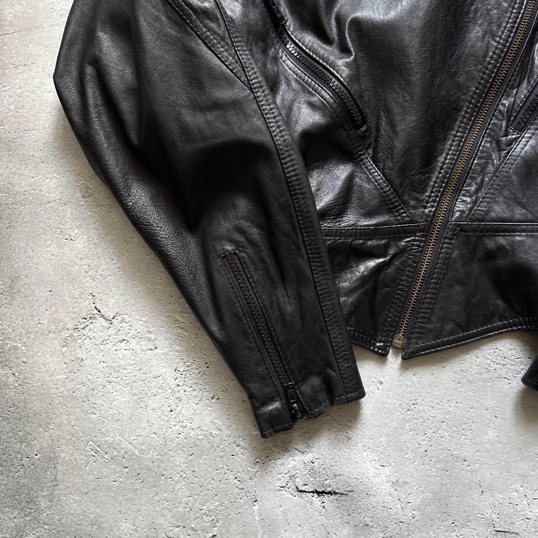 ジャケット・アウター 00s archive gimmick leather jacket y2k