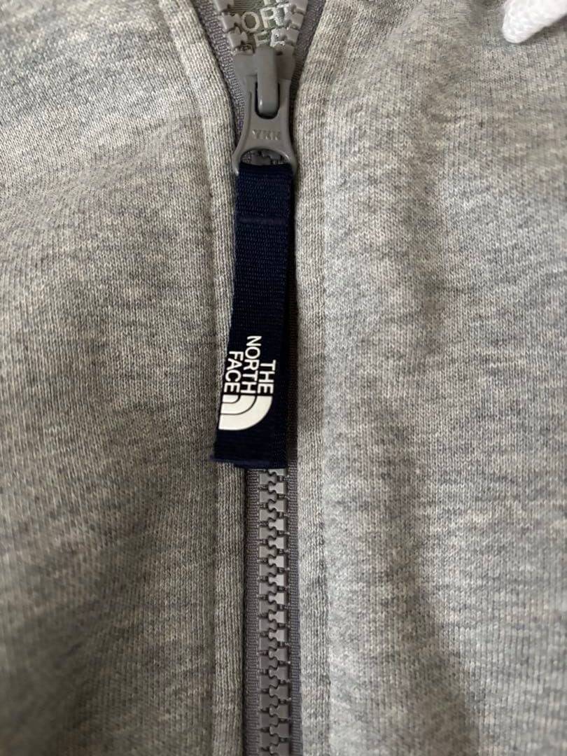 【美品】THE NORTH FACE グレー フルジップパーカー