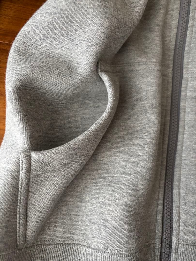【美品】THE NORTH FACE グレー フルジップパーカー