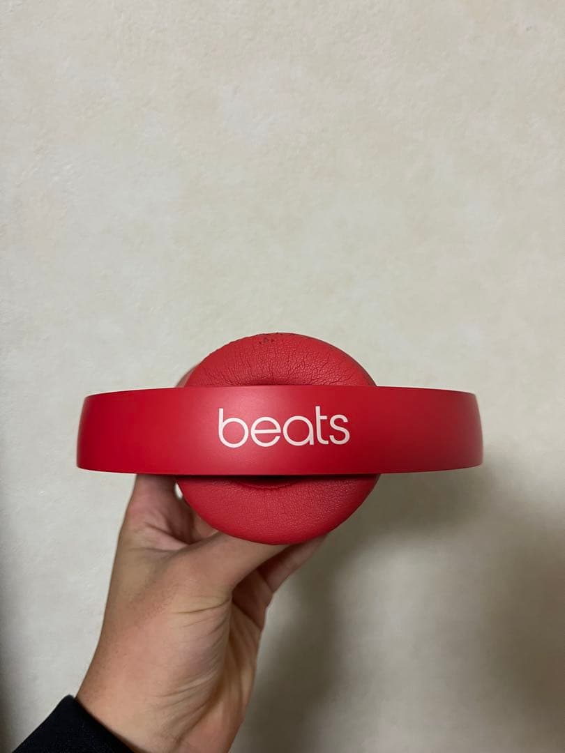 Beats solo3 ワイヤレスヘッドホン 赤