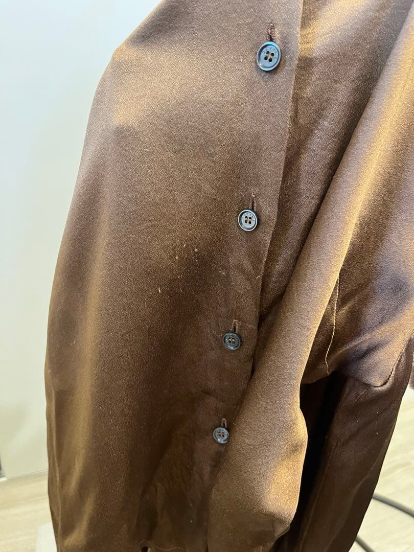 vintage CELINE silk shirt blouse 42 セリーヌ