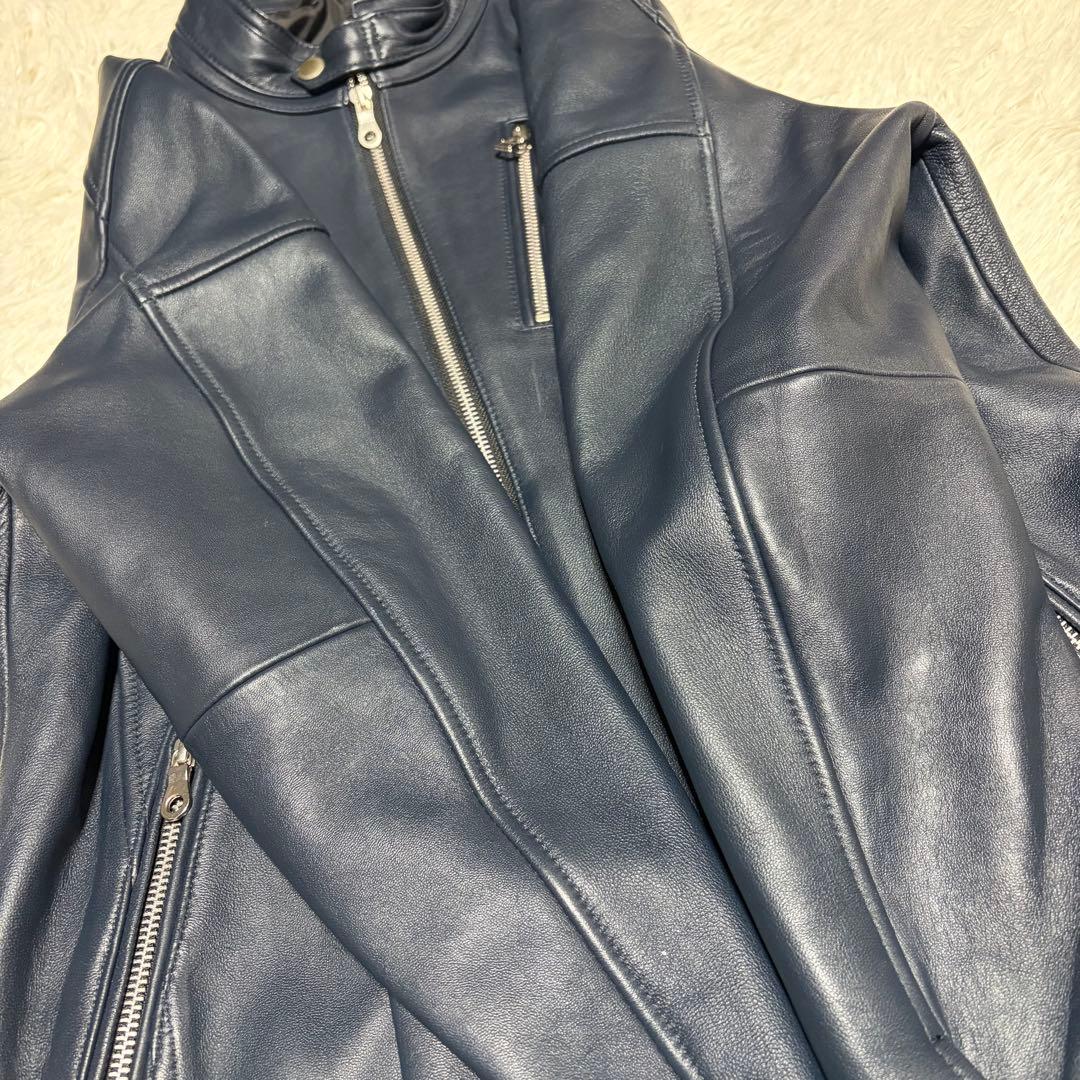 美品✨ Rattle Trap メンズビギ シングルライダース シープスキン L