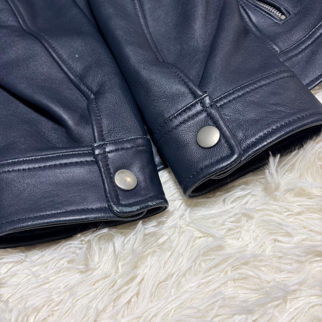 美品✨ Rattle Trap メンズビギ シングルライダース シープスキン L