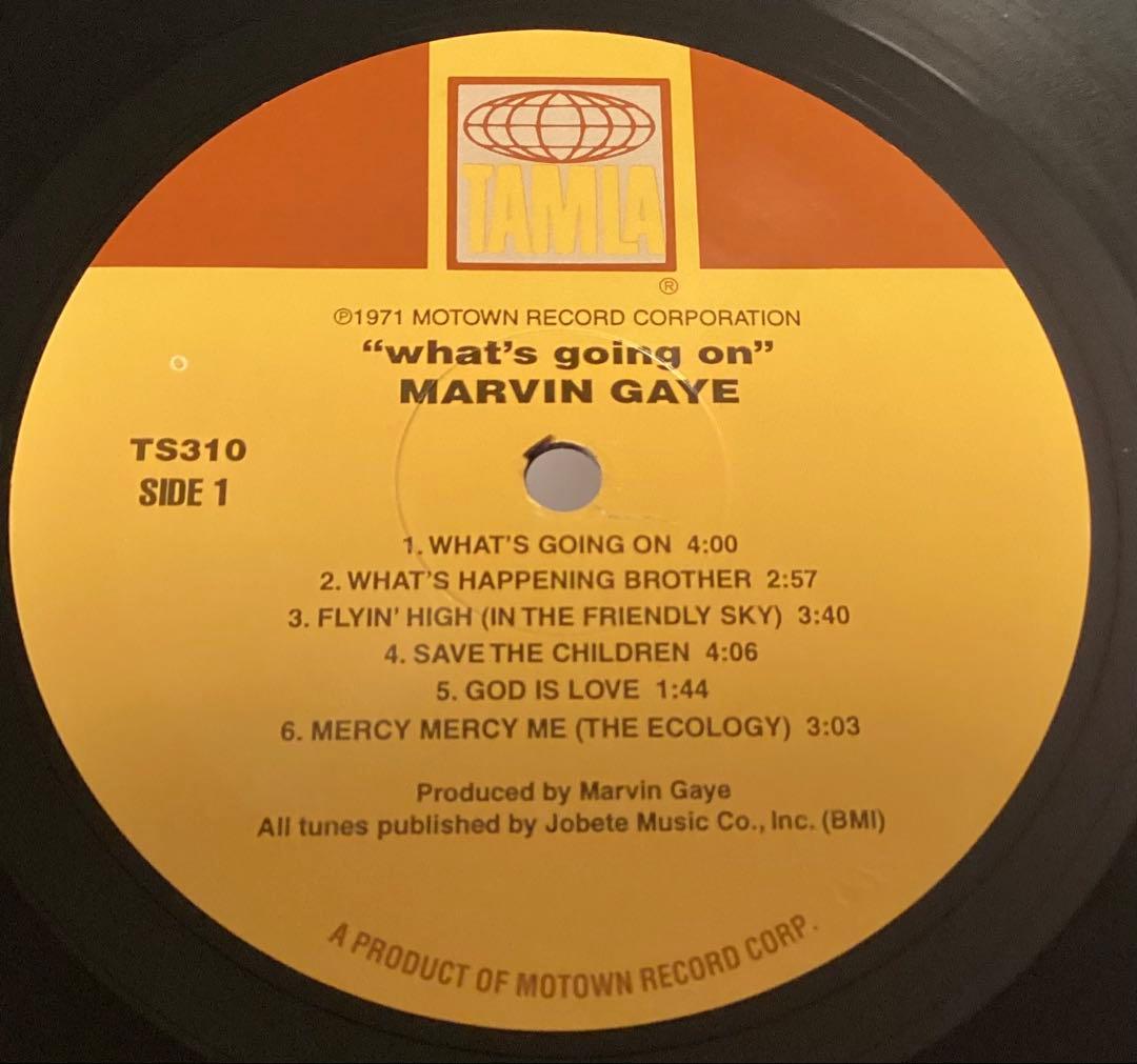 洋楽 MARVIN GAYE /WHAT'S GOING ON TAMLA TS310