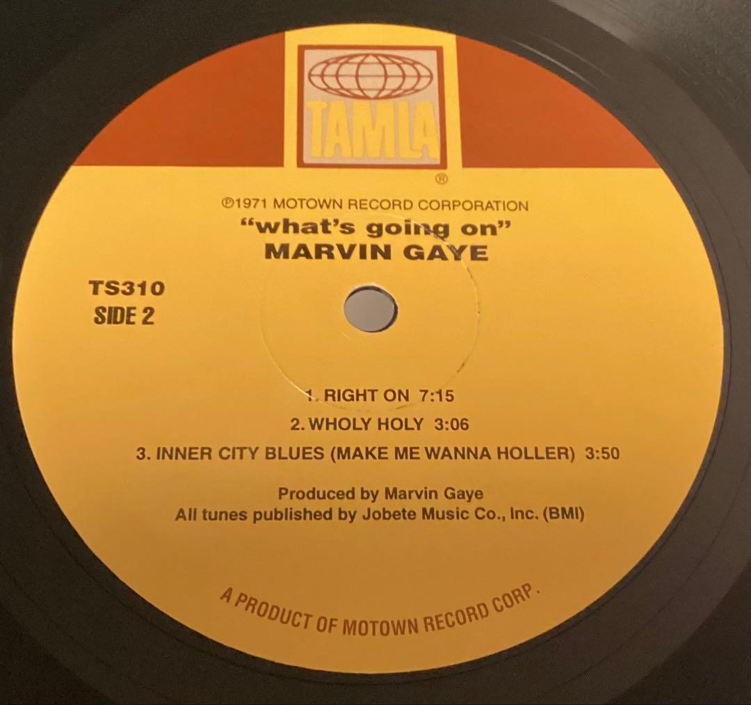 洋楽 MARVIN GAYE /WHAT'S GOING ON TAMLA TS310