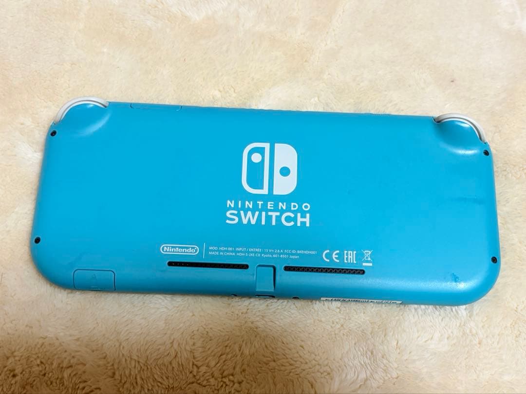 美品 Nintendo Switch ターコイズ色 minecraft付き