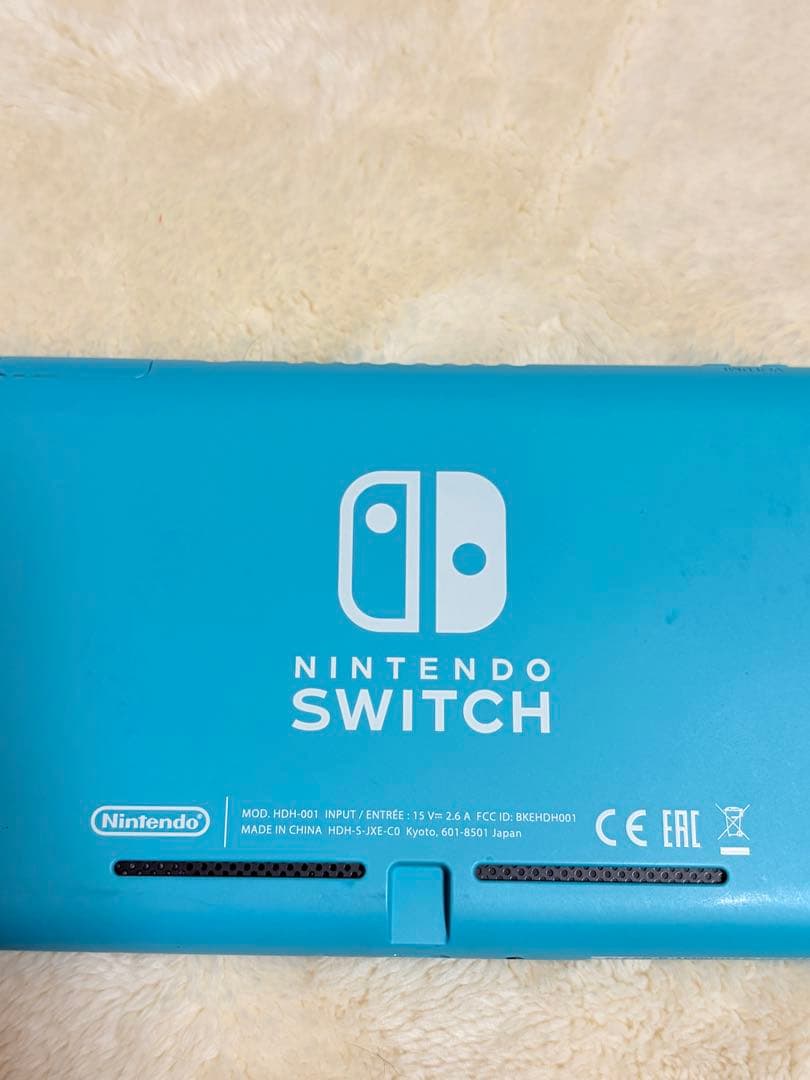 美品 Nintendo Switch ターコイズ色 minecraft付き