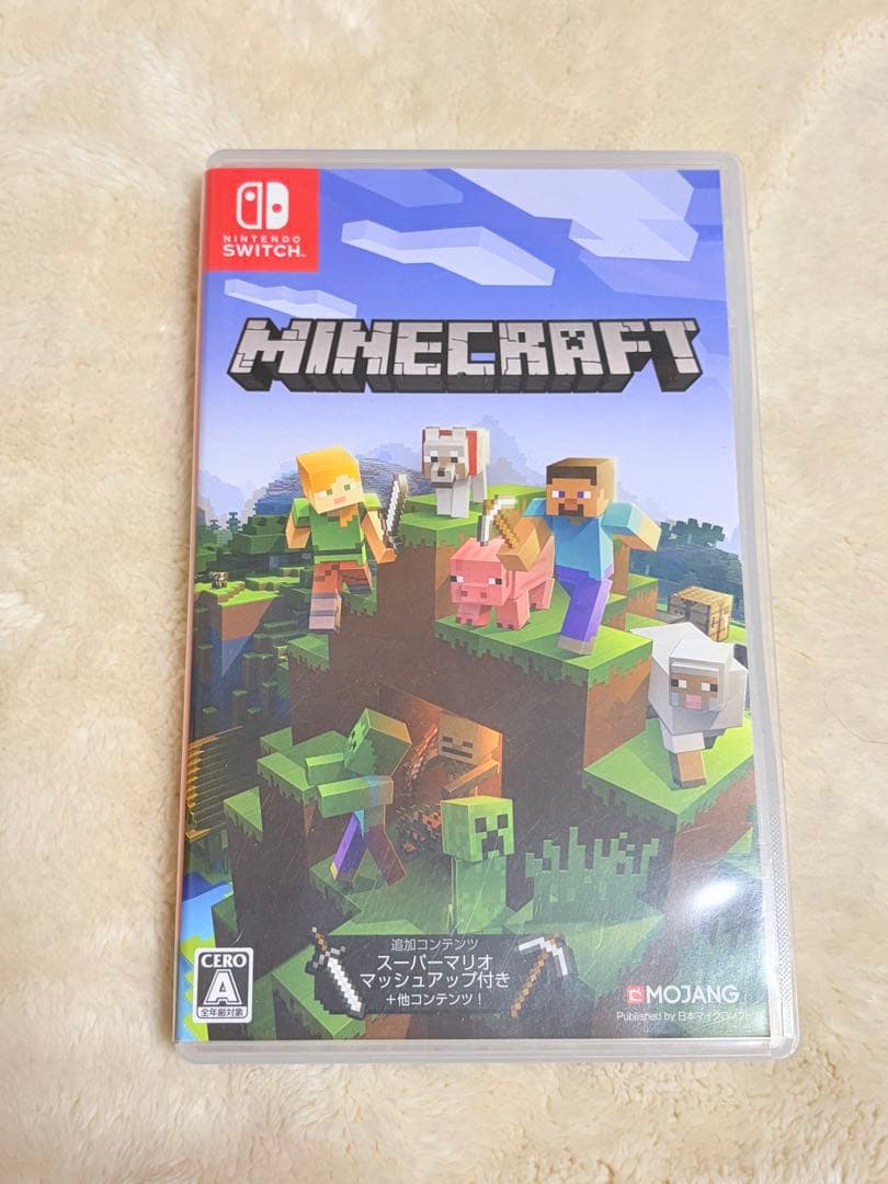 美品 Nintendo Switch ターコイズ色 minecraft付き