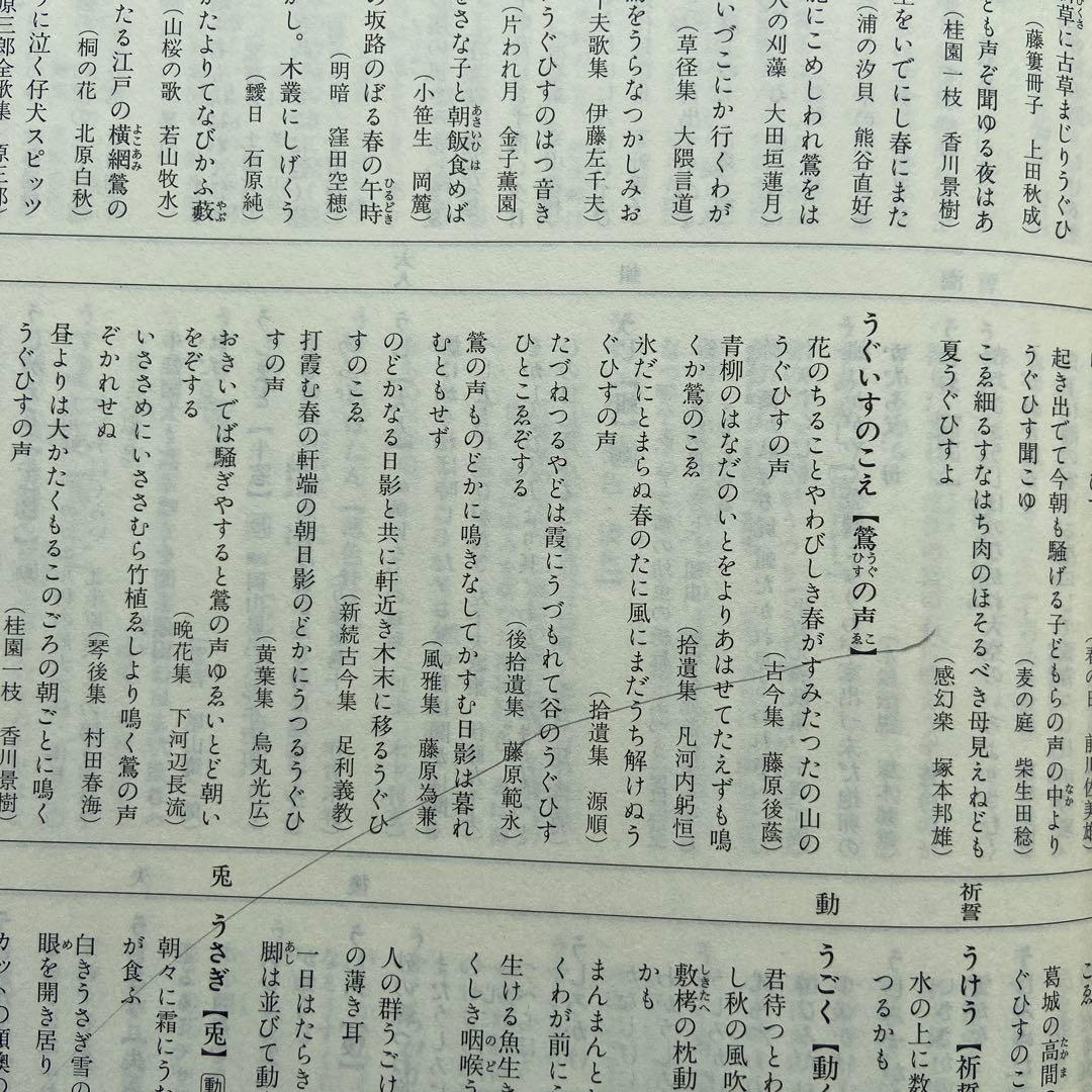 日本歌語事典 佐佐木幸綱 杉山康彦 林巨樹 編
