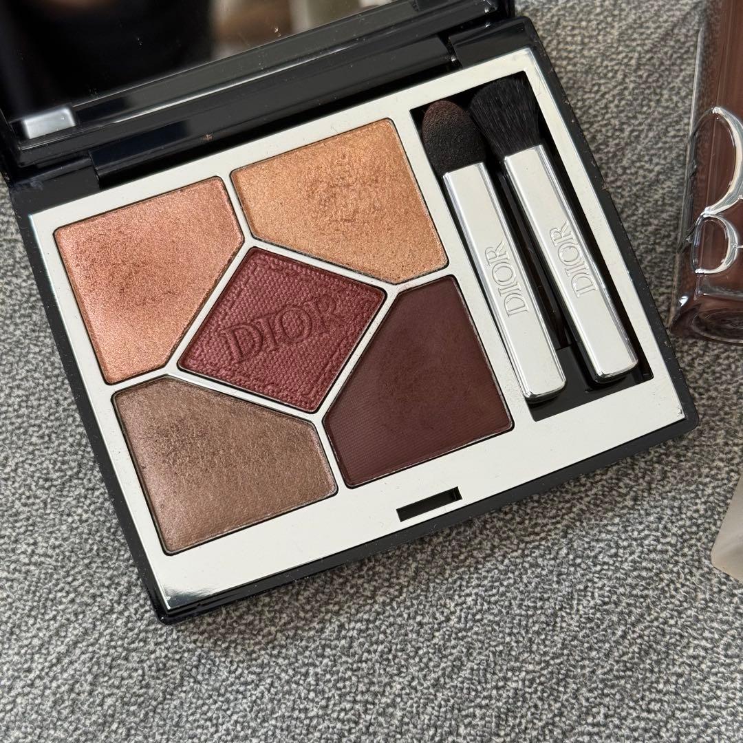 【美品 】DIOR アイシャドウパレット 5色 グロス リキッドファンデーション
