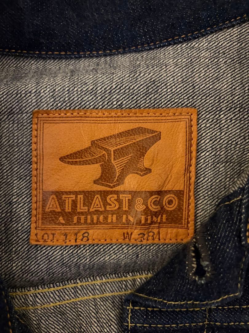 〈最終値下げ〉ATLAST&CO デニムジャケット Gジャン 38 美品