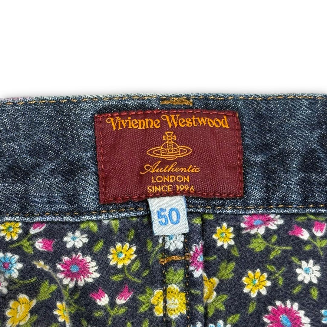 vivienne westwood デニム パンツ ストレート イタリア製 50