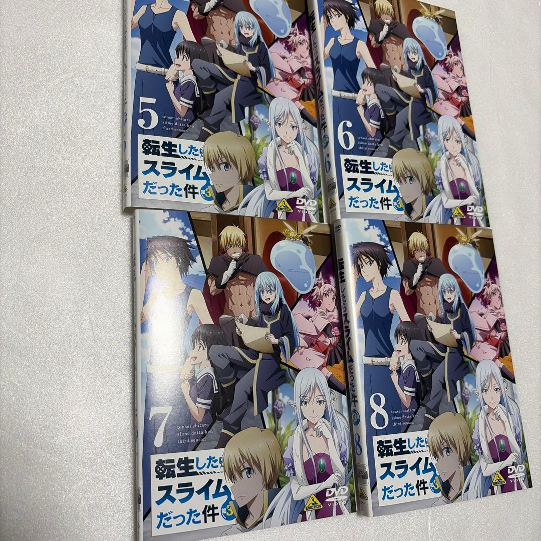 転生したらスライムだった件 第3期 DVD 全8巻　全巻セット
