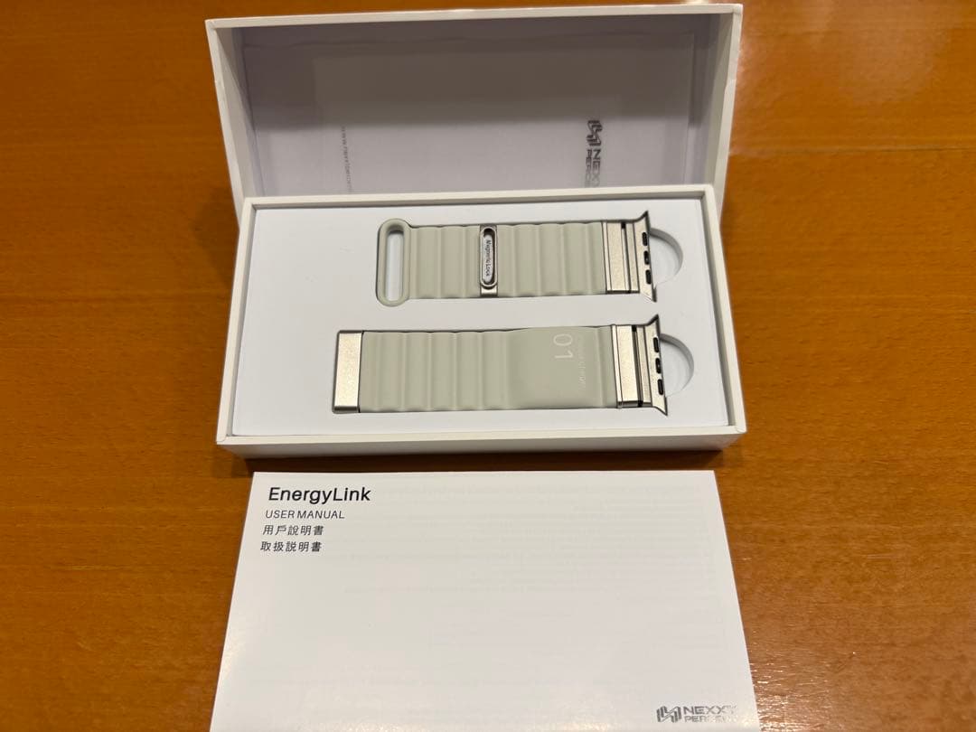 『Energy Link』Apple Watch用 充電ウォッチバンド　ホワイト