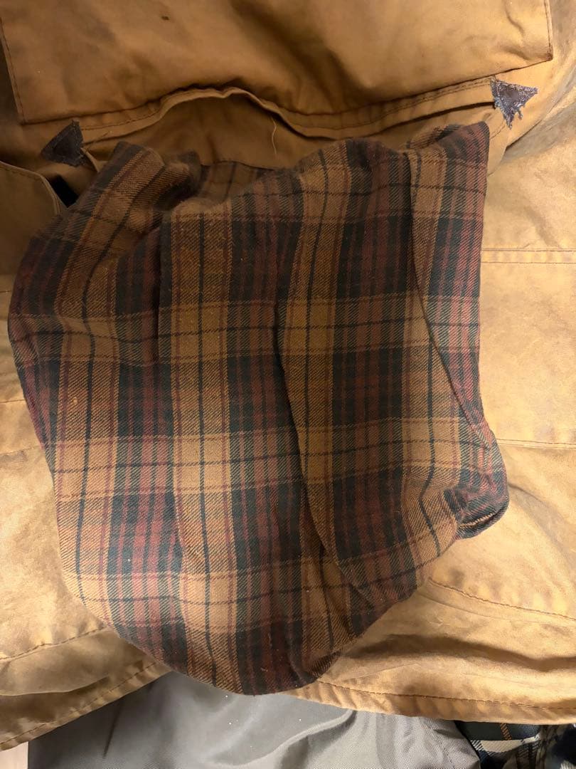 90s バブアー ロングショアマン　A60 L 3ワラント