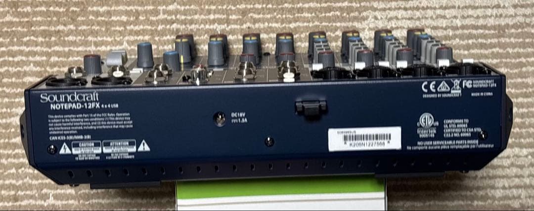 Soundcraft NOTEPAD-12FX アナログミキサー未使用品