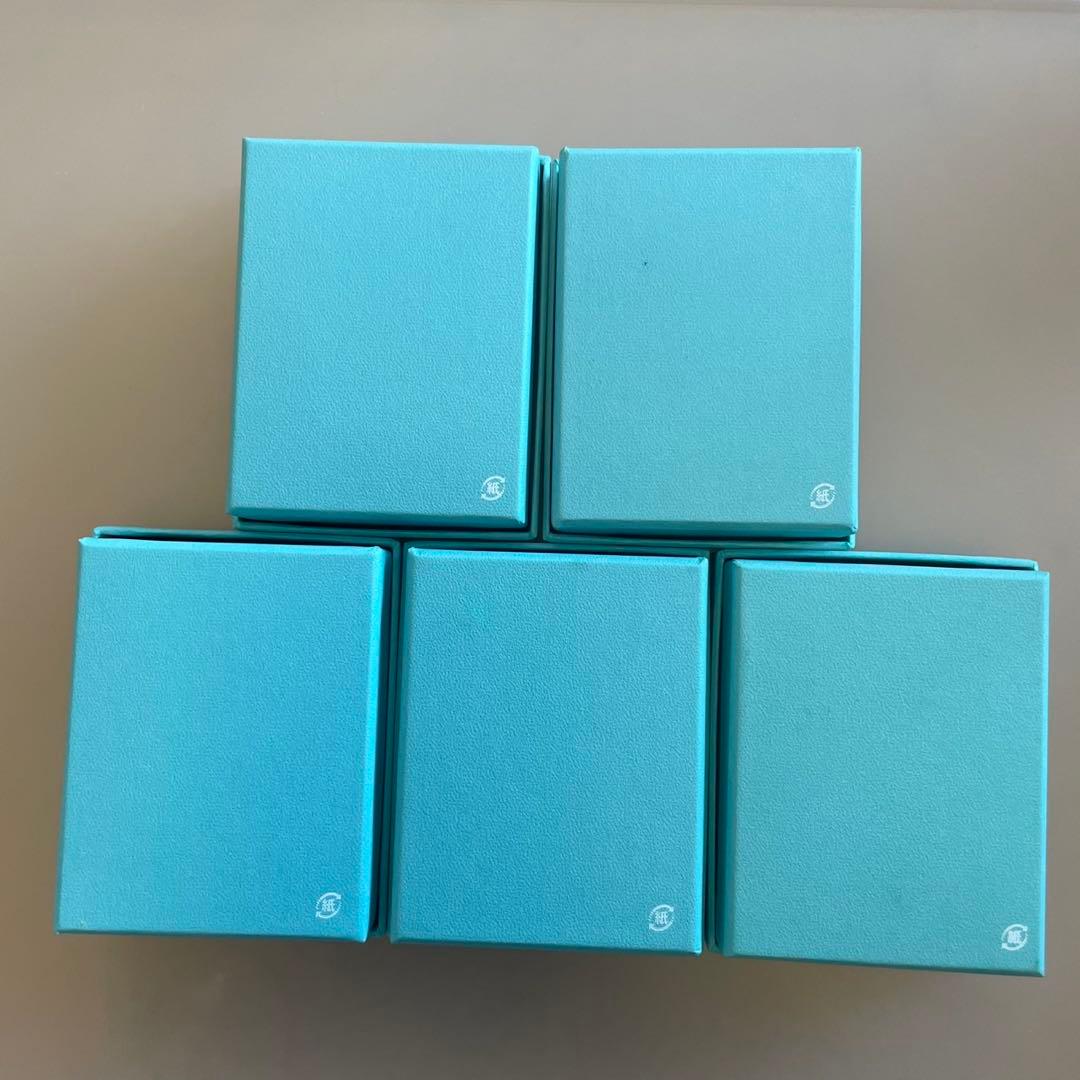 ティファニー 空箱 巾着 リボン 5セット（ボックス ケース ポーチ 保存袋）③