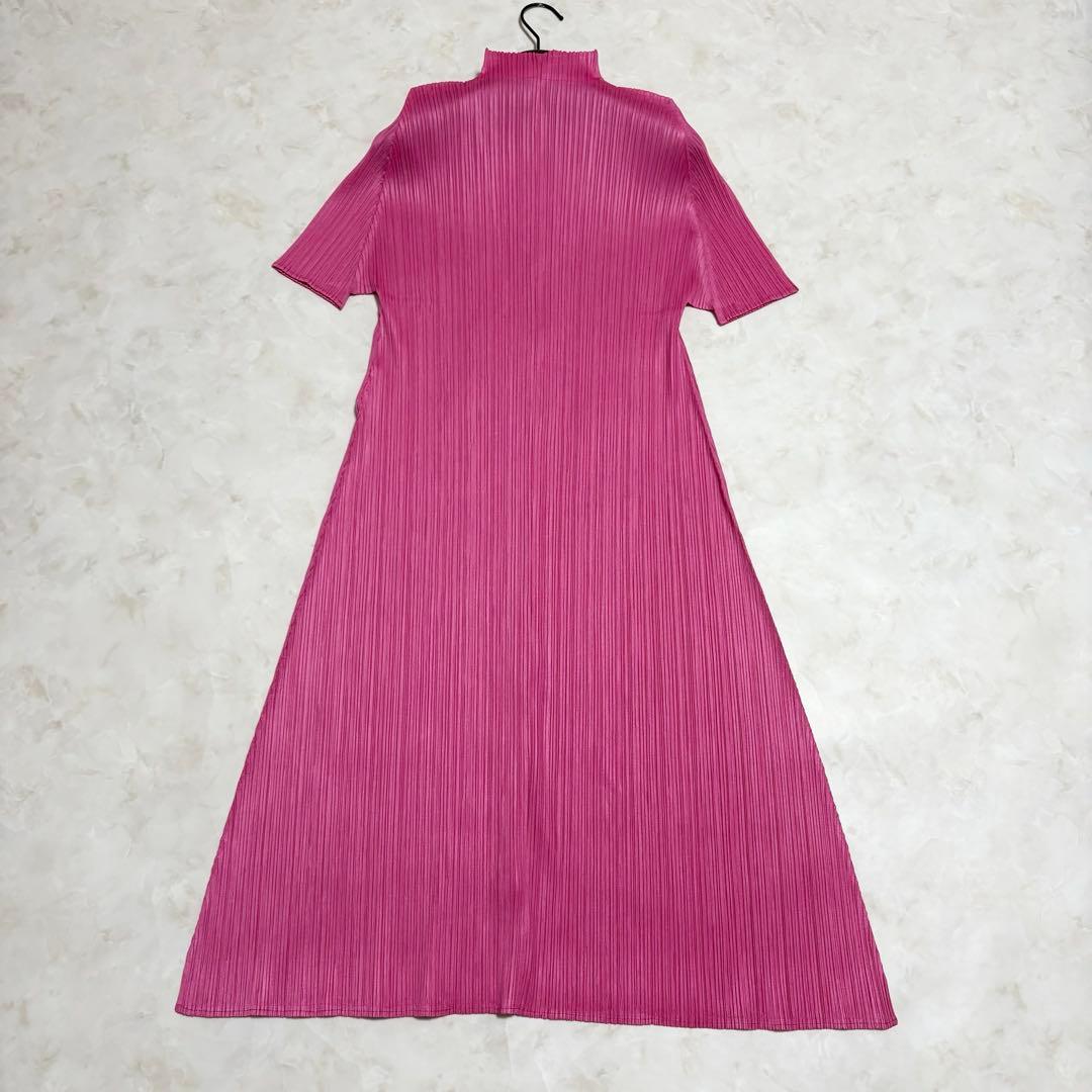 大きいサイズ✨極美品 PLEATS PLEASE シャツワンピース ロング 5