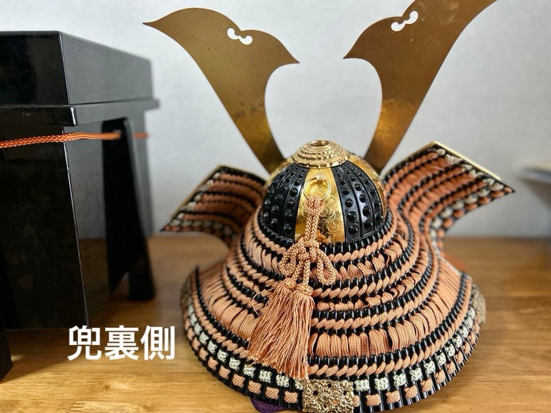 美品✨兜　五月人形　初節句　鍬形金具兜　 大越忠保作　送料込　かぶと
