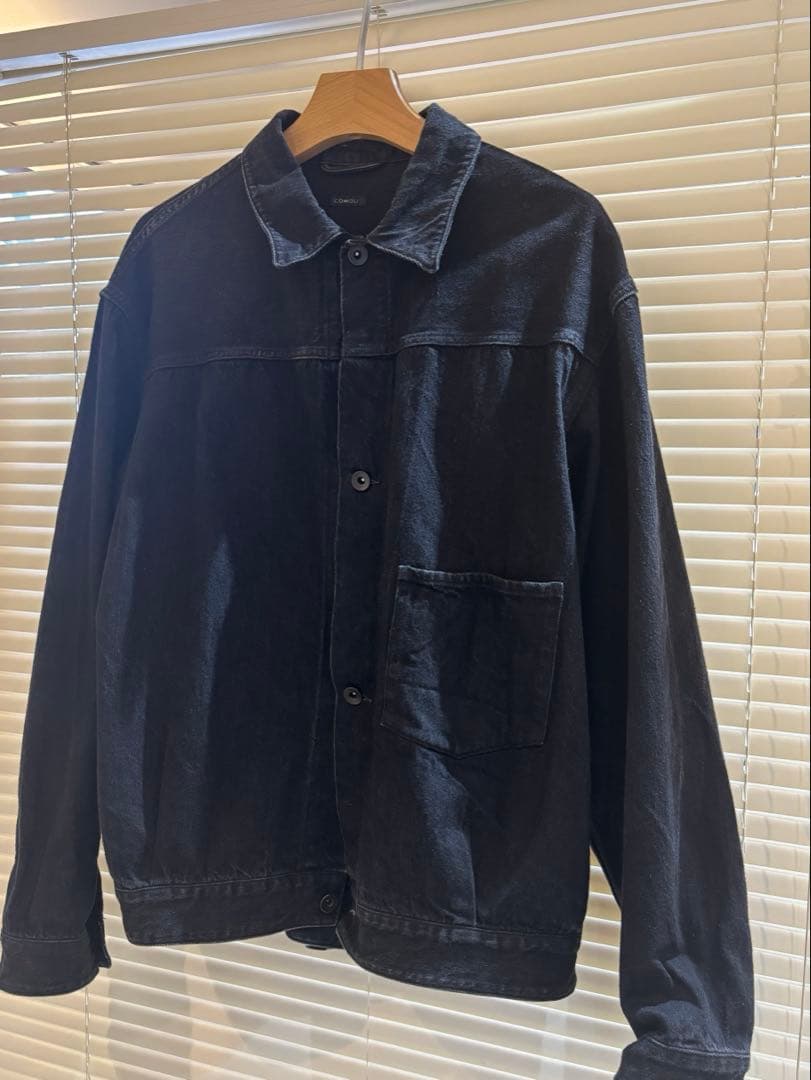 comoli 24ss デニムジャケット black size3