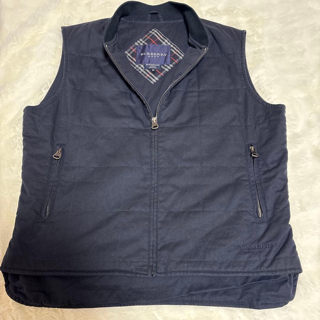 BURBERRY GOLF バーバリー 中綿ベスト ダークネイビー NAVY