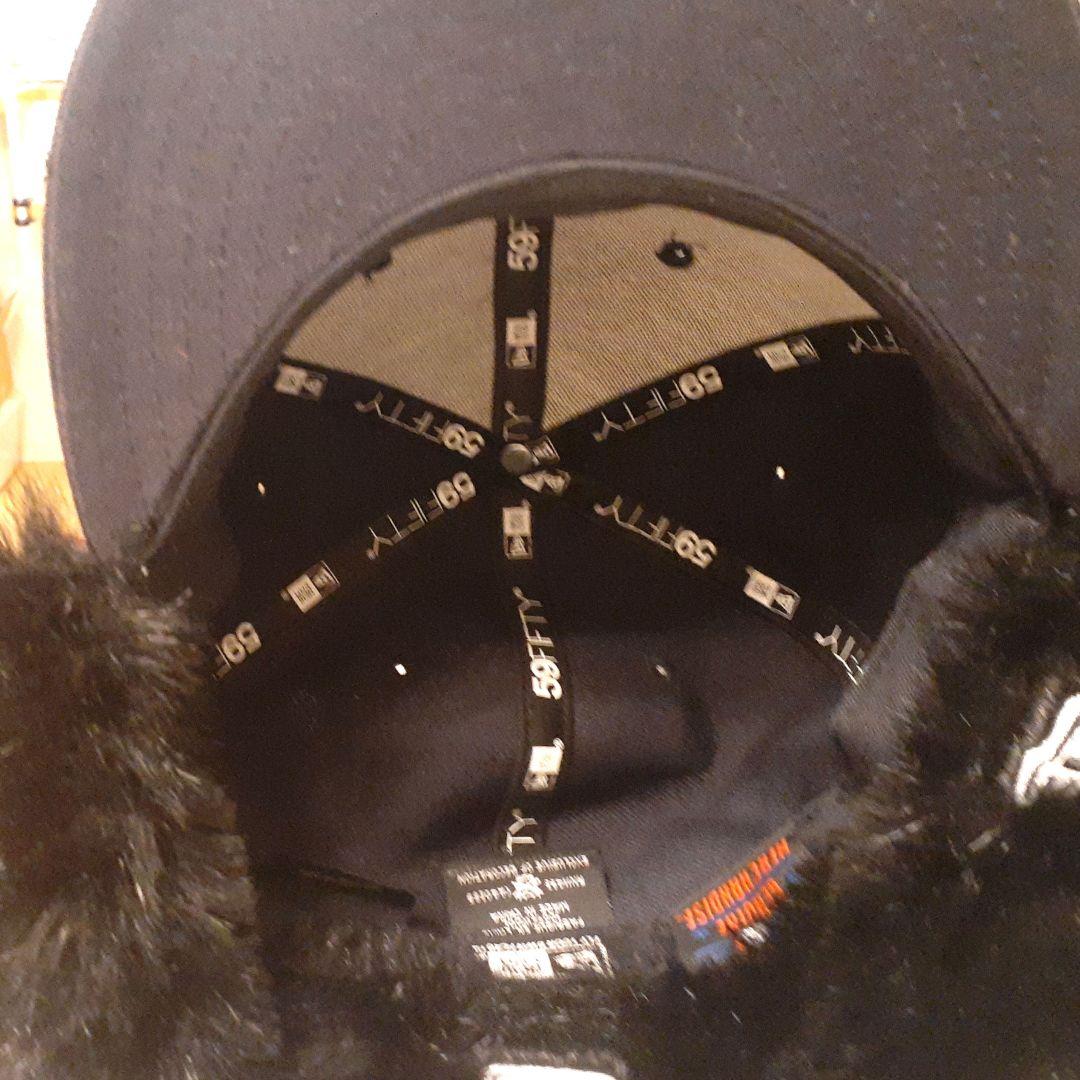 ヤンキース　ファーキャップ　New Era 59fifty 耳あて付き帽子