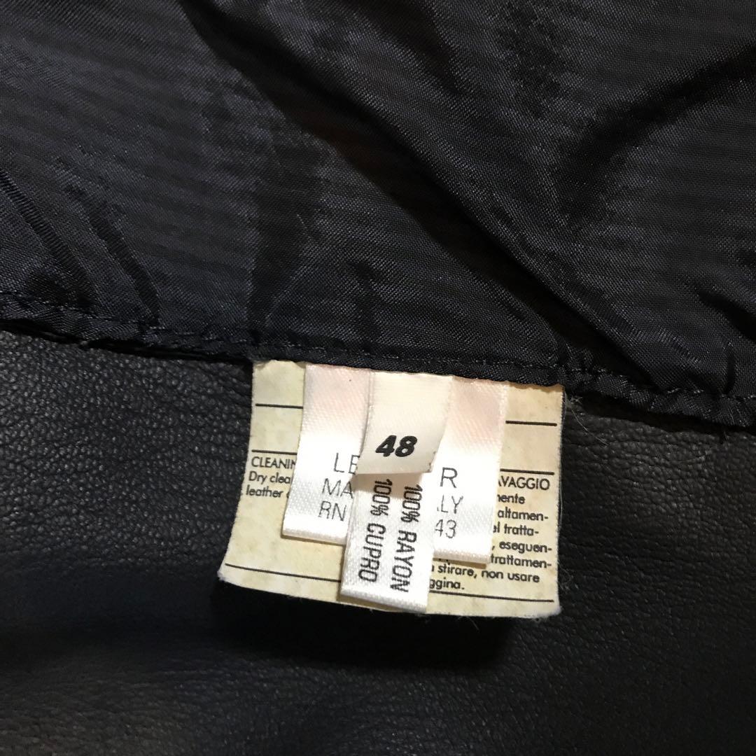 Salvatore Ferragamo ダークブルー スエードジャケット