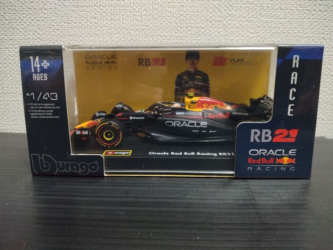 1/43 レッドブル RB21 角田裕毅 ドライバー付き