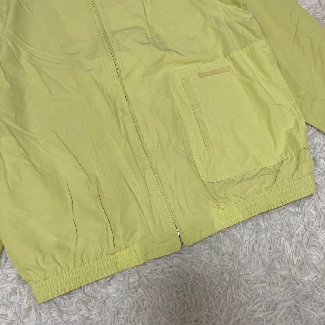LANVIN SPORT ランバン　ブルゾン　ジャンパー　無地　黄色　サイズ50