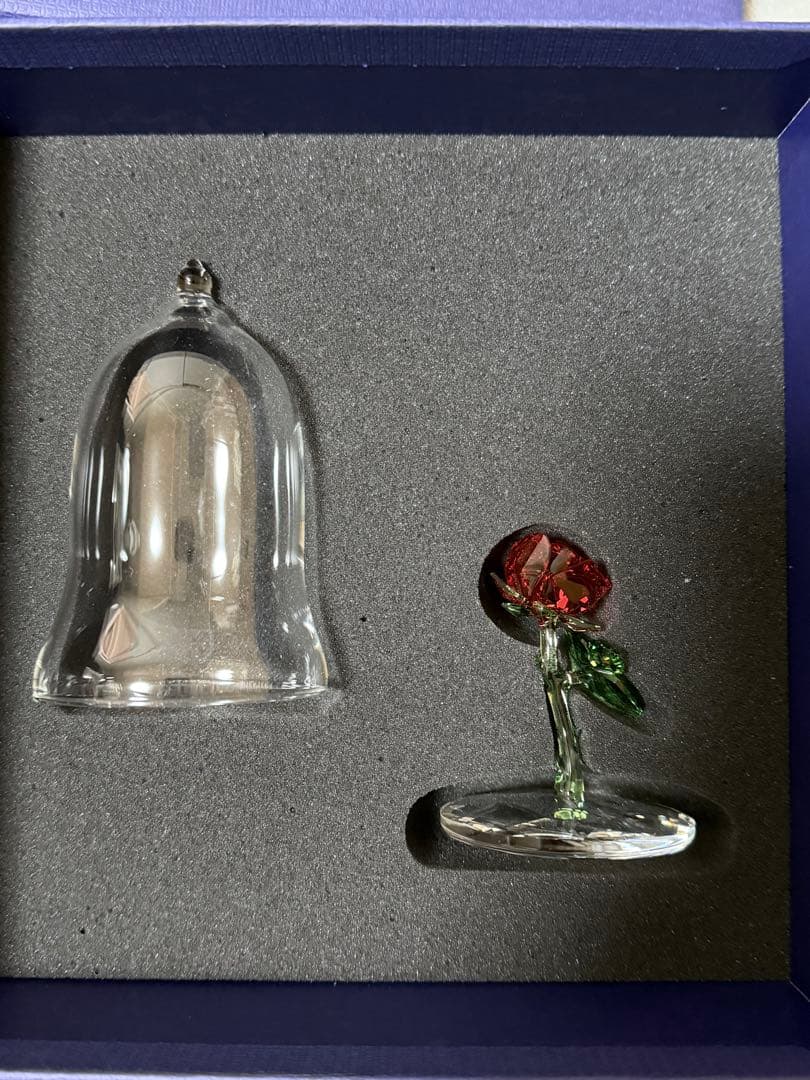 【Jさん】SWAROVSKI 美女と野獣 魔法のバラ 薔薇 クリスタル