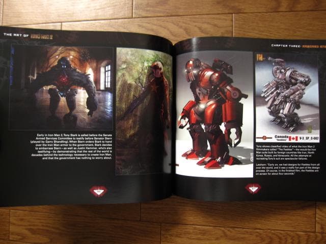 THE ART OF IRON MAN 2　Marvel　アイアンマン設定資料集
