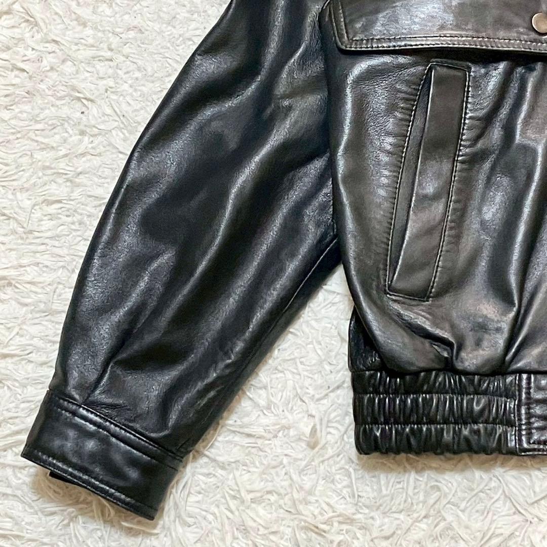 WIND ARMORウインドアーマー　ラムレザー　羊革　レザージャケット　上品